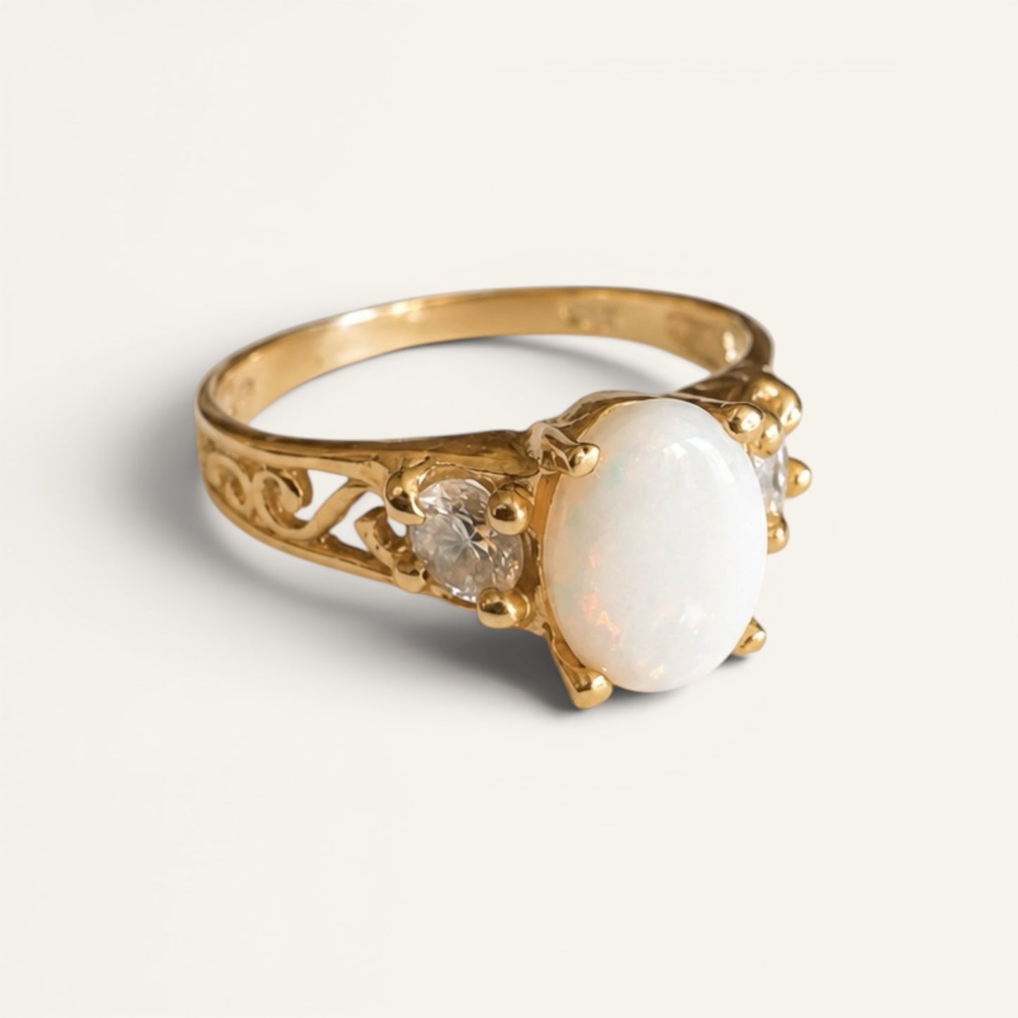 Lunaria Opal Ring