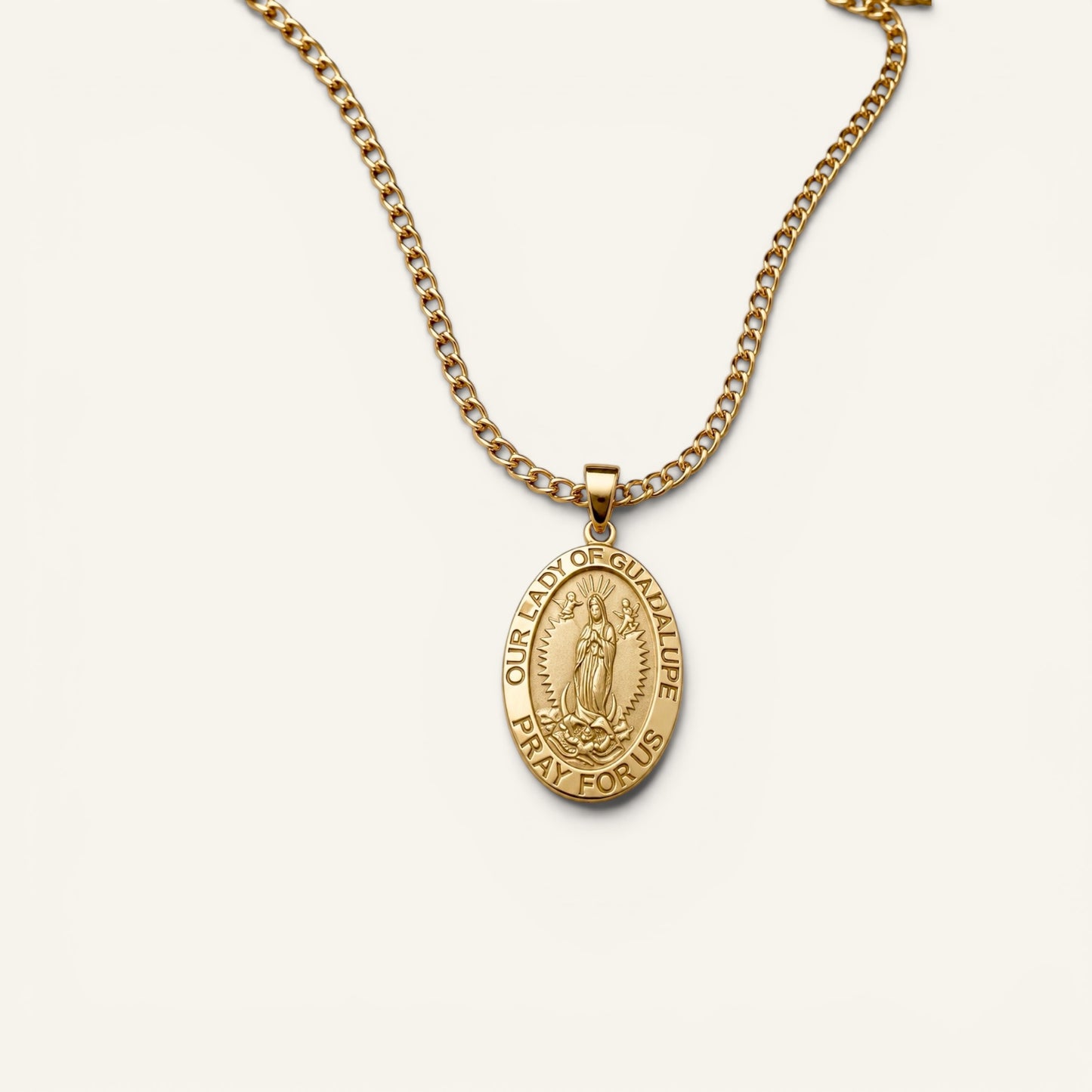 Guadalupe Sanctuary Prayer Pendant