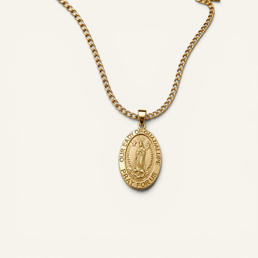 Guadalupe Sanctuary Prayer Pendant