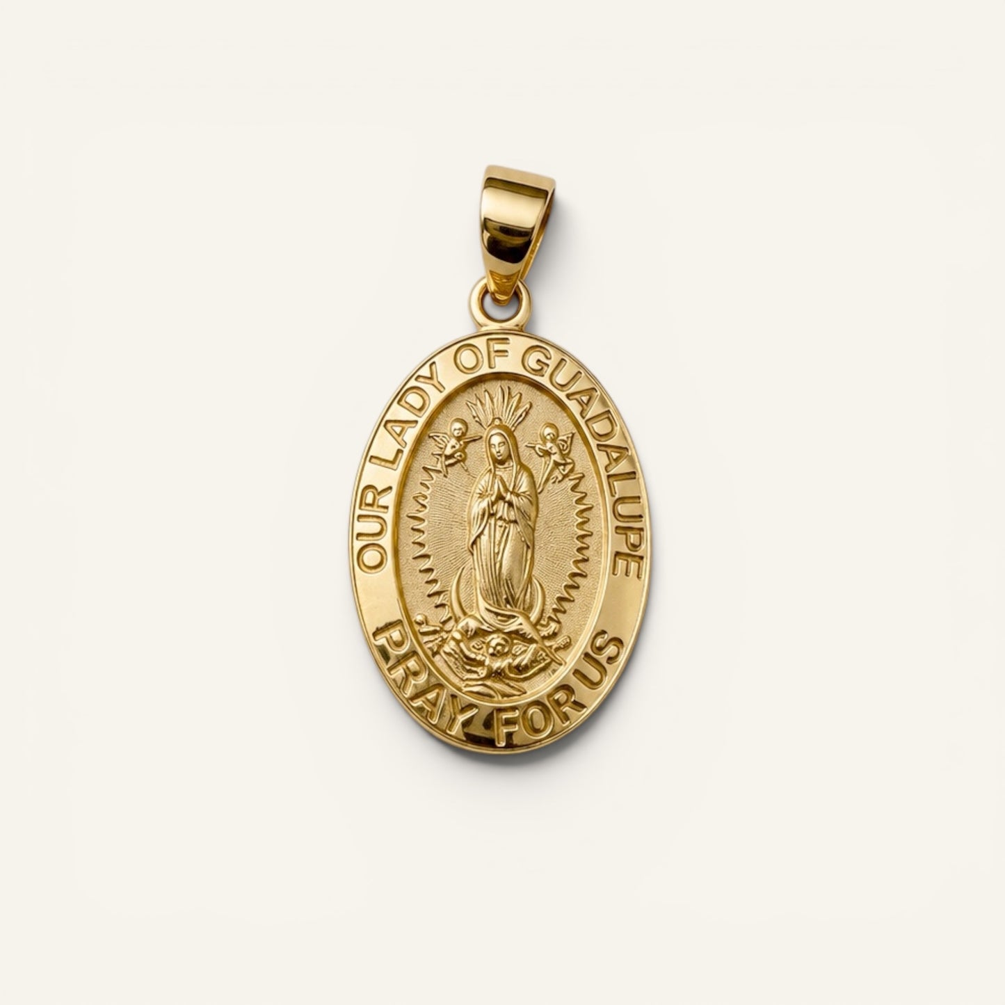 Guadalupe Sanctuary Prayer Pendant