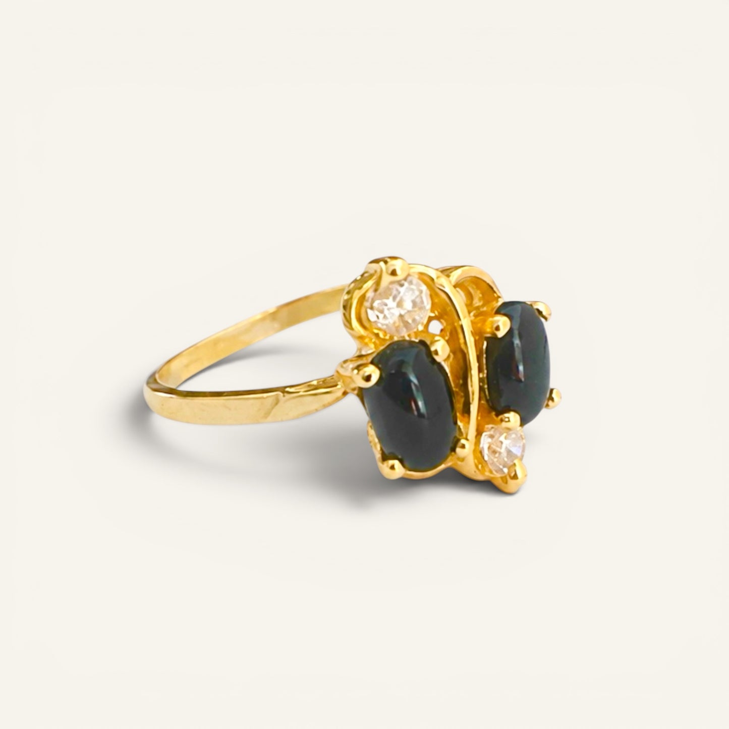 Noir Elissa Ring