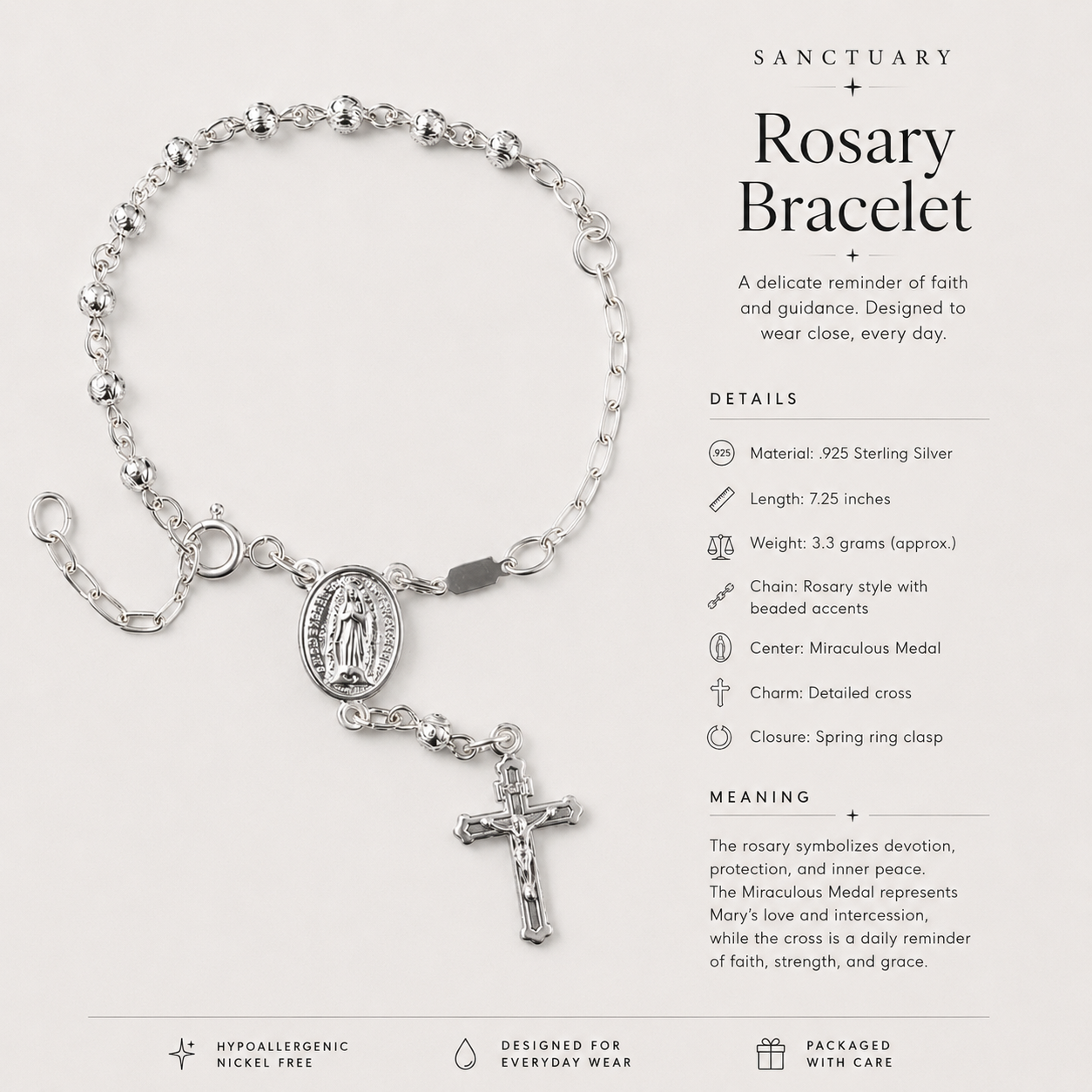Sanctuary Rosary Bracelet