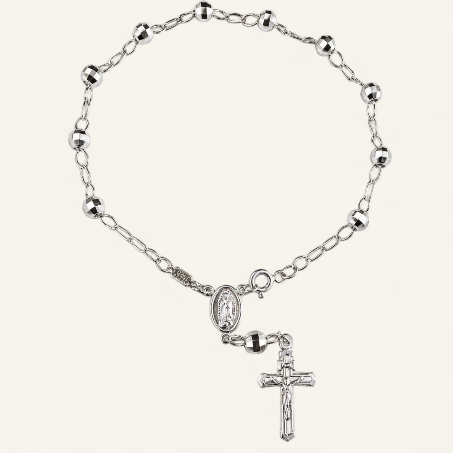 Sanctuary Faceted Rosary Bracelet