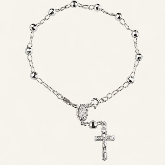 Sanctuary Faceted Rosary Bracelet