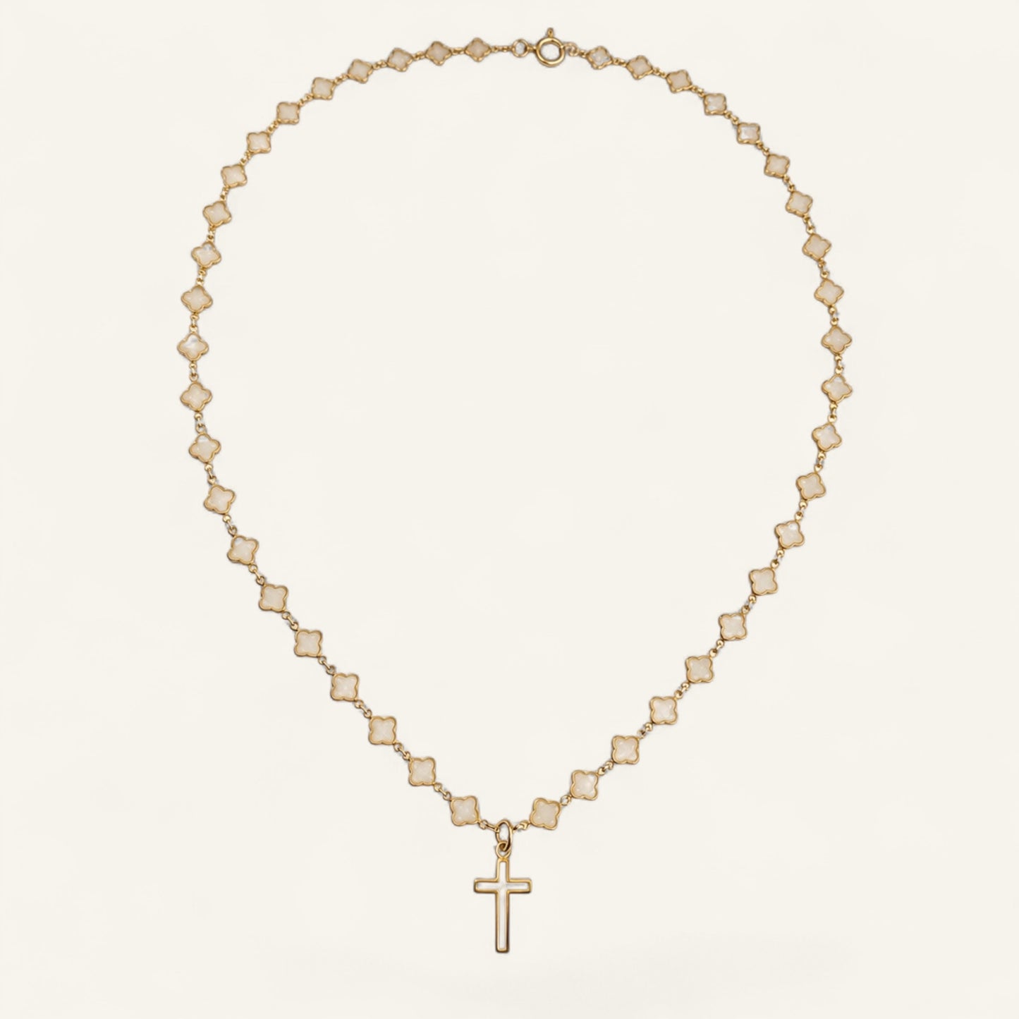 Sanctuary Clover Cross Necklace