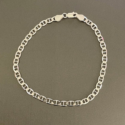 Bracelet  Mariner Link, Sterling Silver 4.4 mm.
