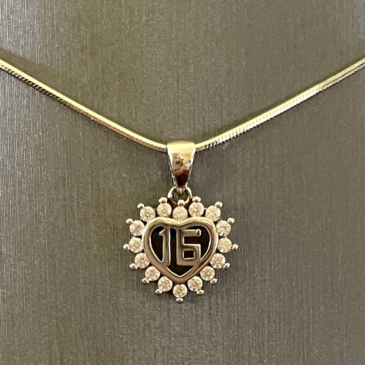 Sweet Sixteen Years Set Sterling Silver #6.5