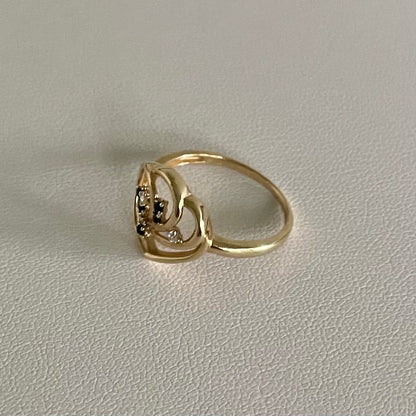 14K Lady ring Heart #7.5