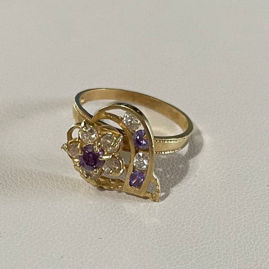 14K Gold mobile ring #7