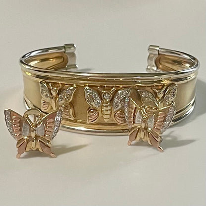 14K Gold Butterfly Lady Ring