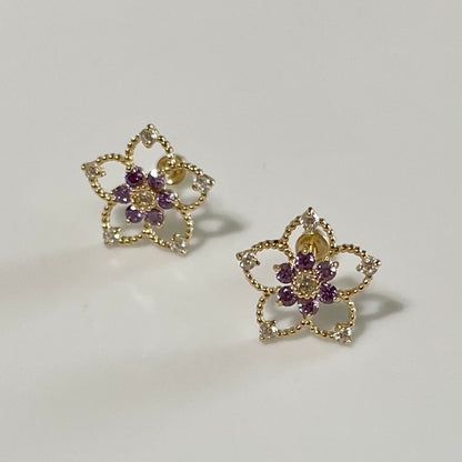 Flower Stud Earrings