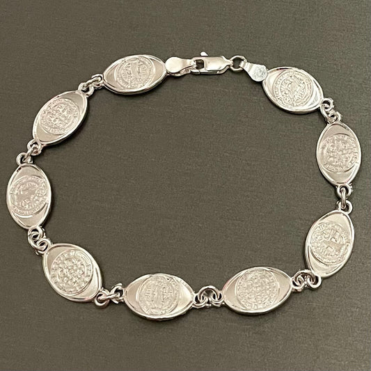 Bracelet San Benito in Sterling Silver 7.25in.