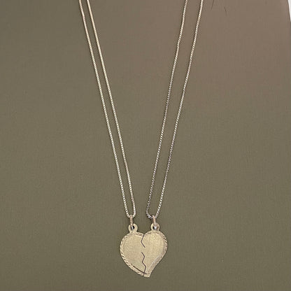 Broken Heart Pendant with chains