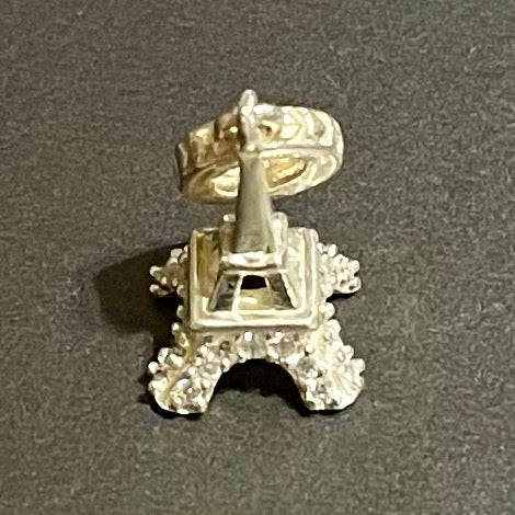 Eiffel Tower Charm .925 Sterling Silver