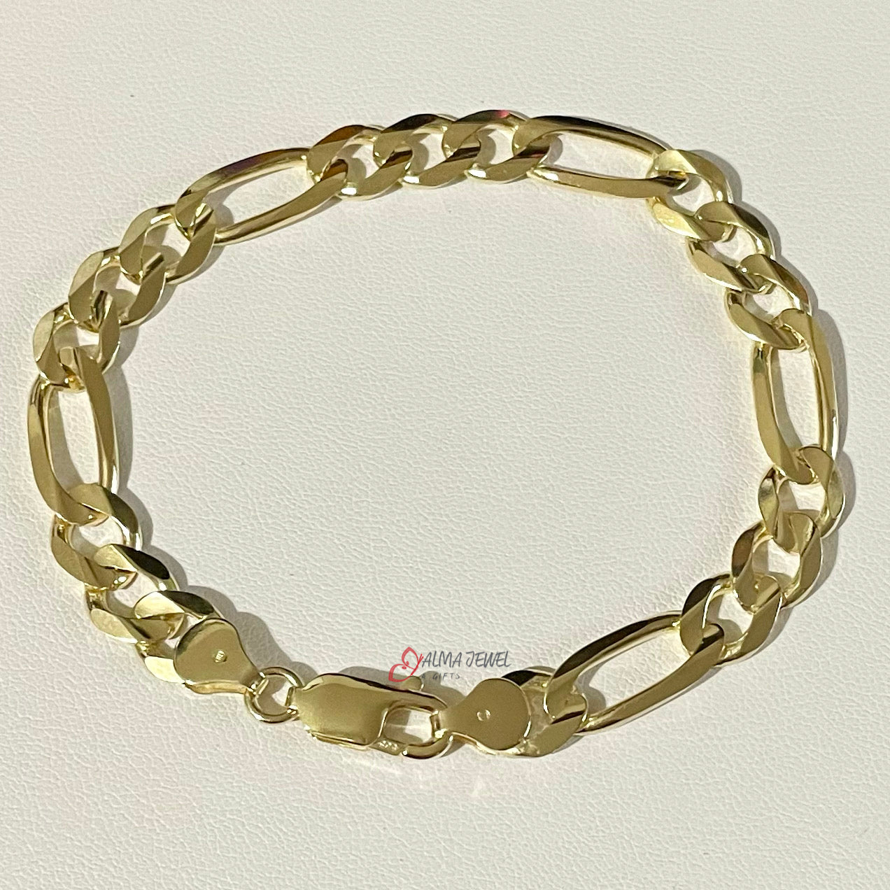 14K Gold Figaro Bracelet
