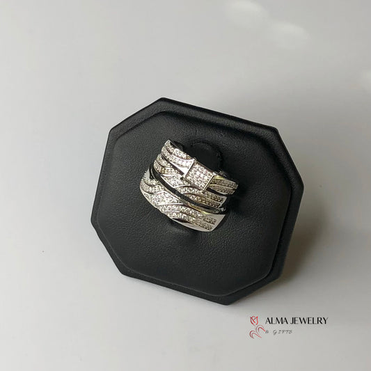 Wedding Set in Sterling Silver