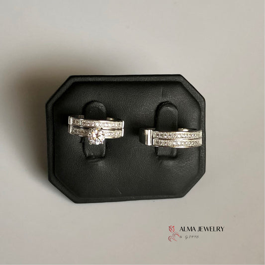 Wedding Set Churumbela in Sterling Silver
