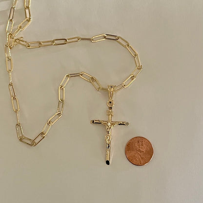 18K Gold Plated Jesus Christ 2-in
