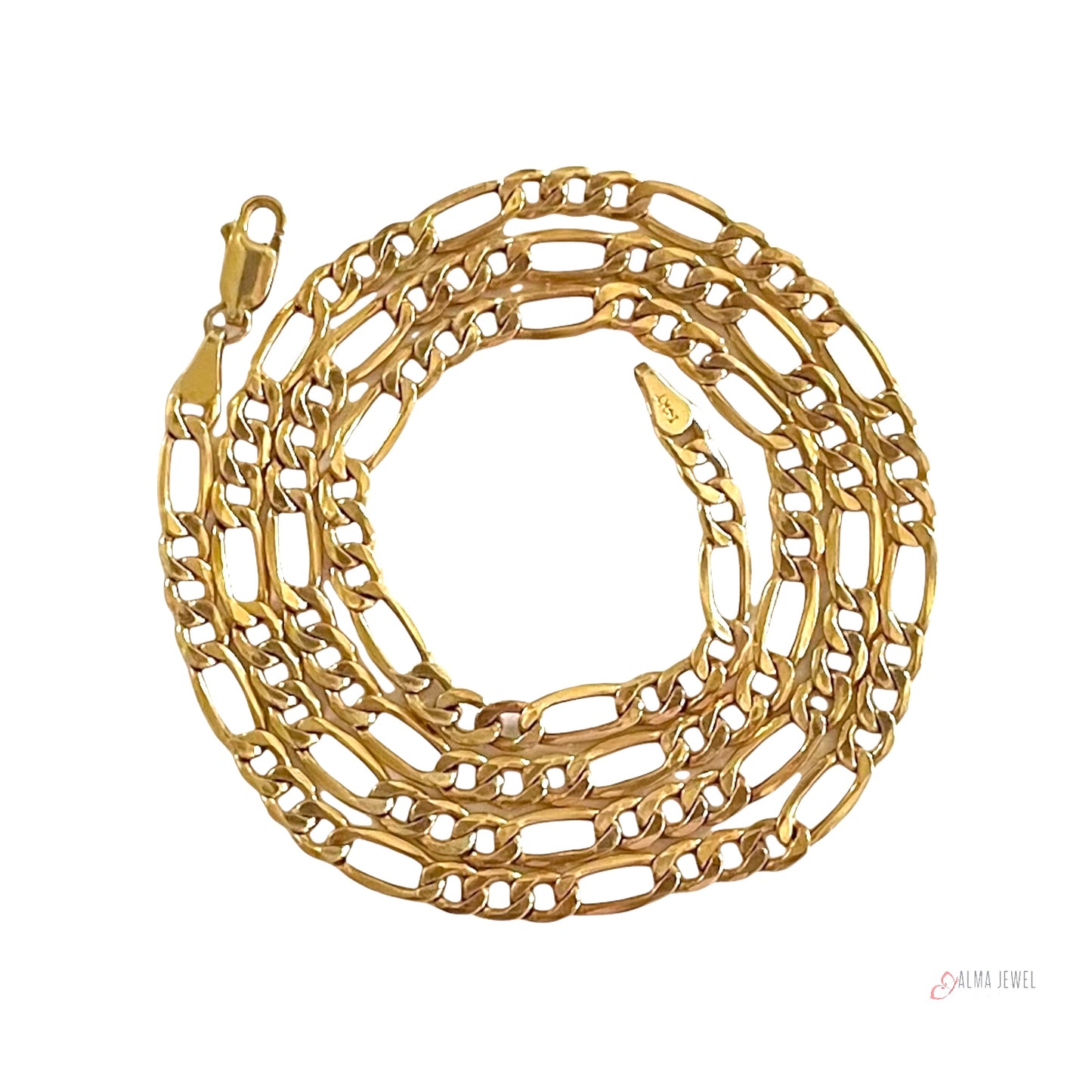 14K Gold Figaro Chain 3.1mm