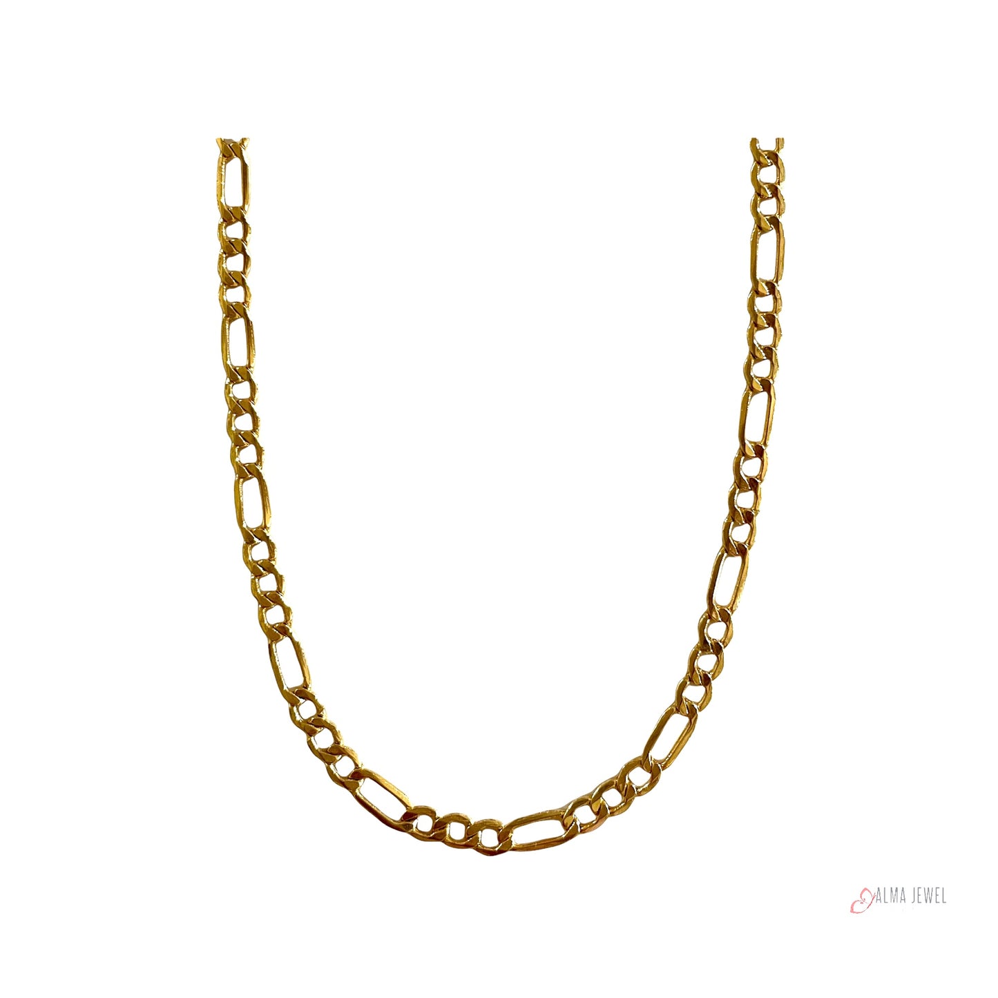 14K Gold Figaro Chain 3.1mm