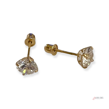 Basket Stud Earrings