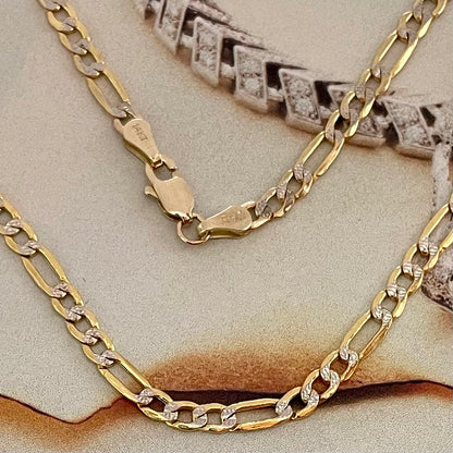 14K Gold Figaro Chain 3.1mm