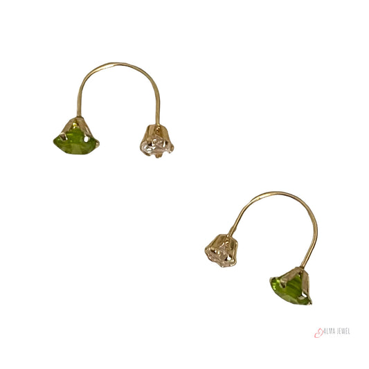 Telephone Earrings 4mm