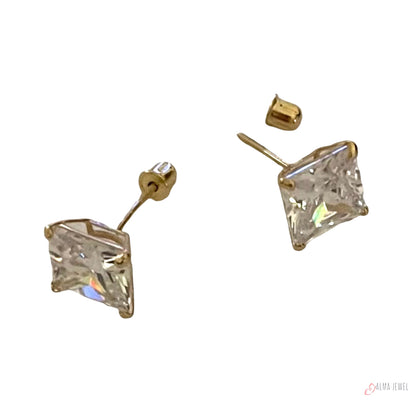 Square Stud Earrings