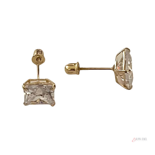 Square Stud Earrings