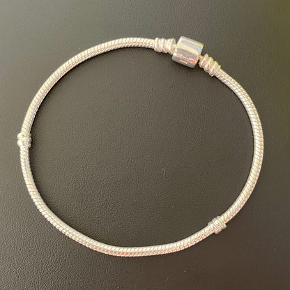 Silver Snake chain Bracelet DIY
