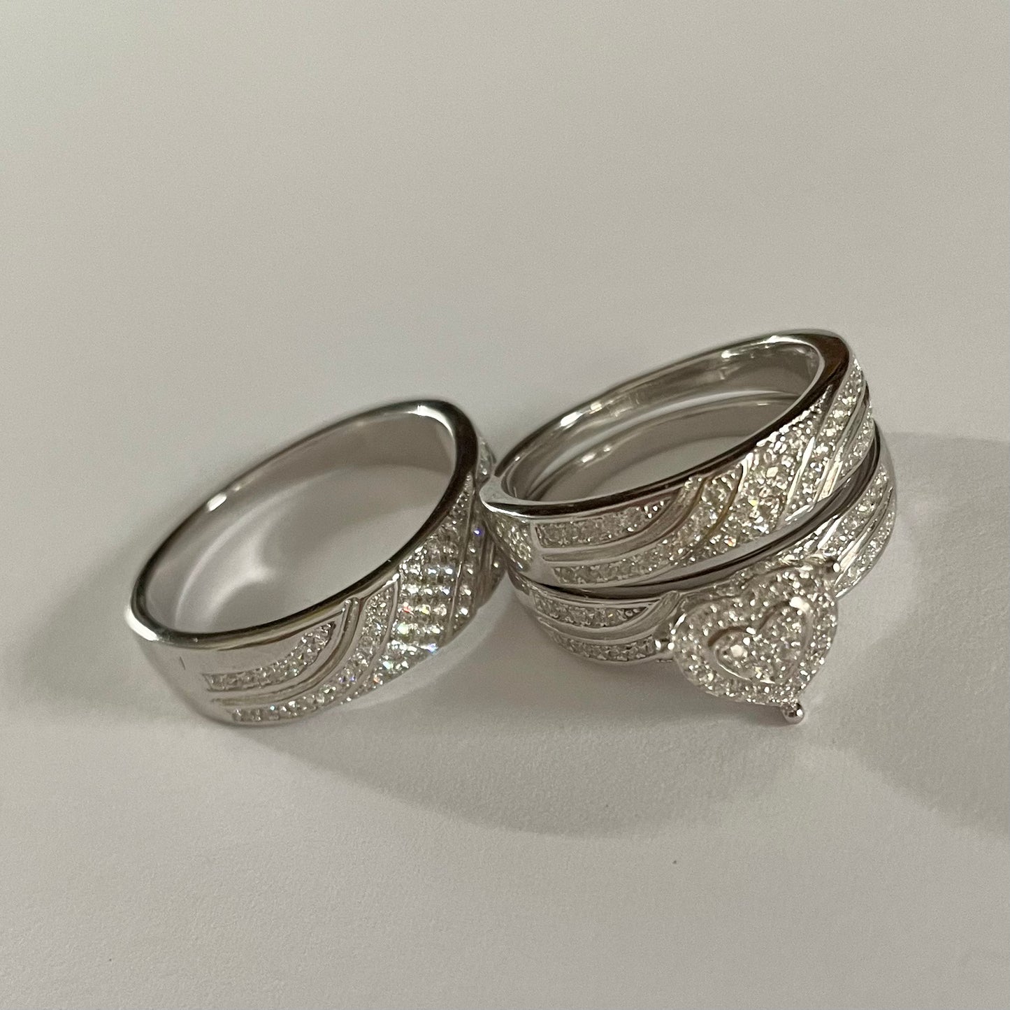 Sterling Silver Bridal set