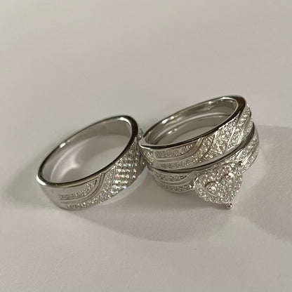 Sterling Silver Bridal set