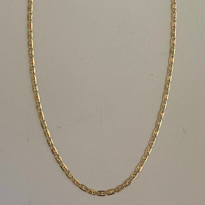 14K Tri-color Gold Valentino Chain 1.5mm