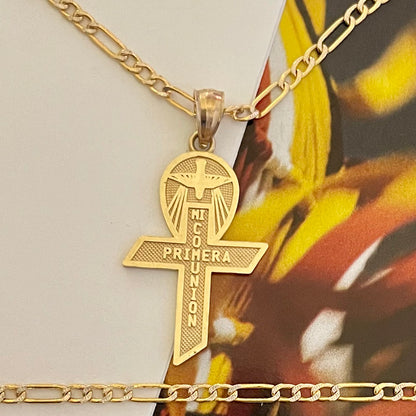 14K Gold First Communion pendant