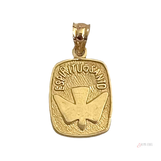 14K Gold Dove pendant