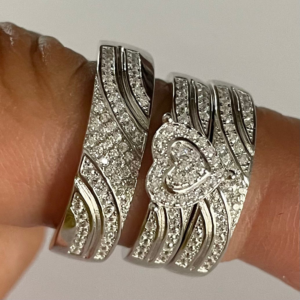 Sterling Silver Bridal set