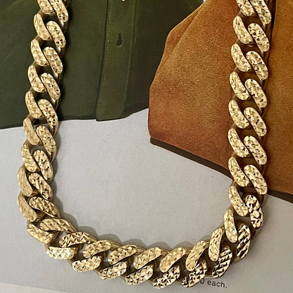 14K Gold Cuban Chain 11 mm