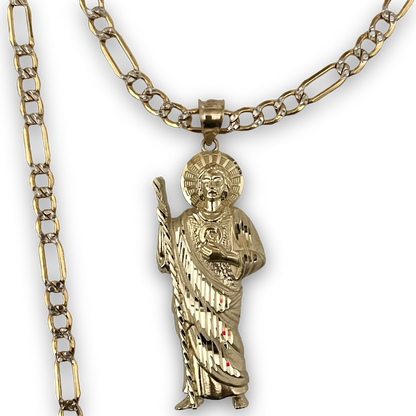 14K Gold St. Jude Pendant
