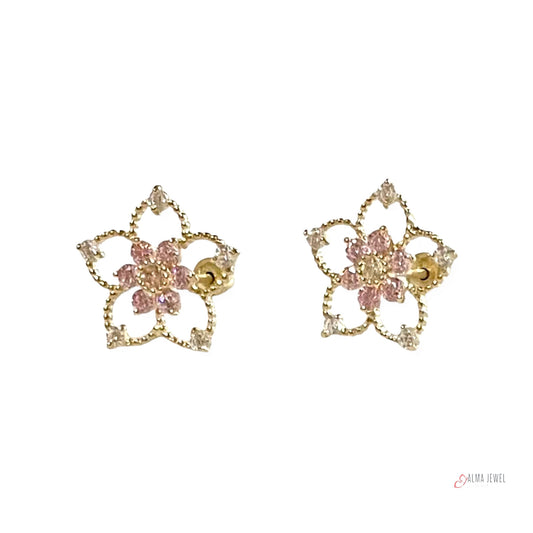 Flower Stud Earrings