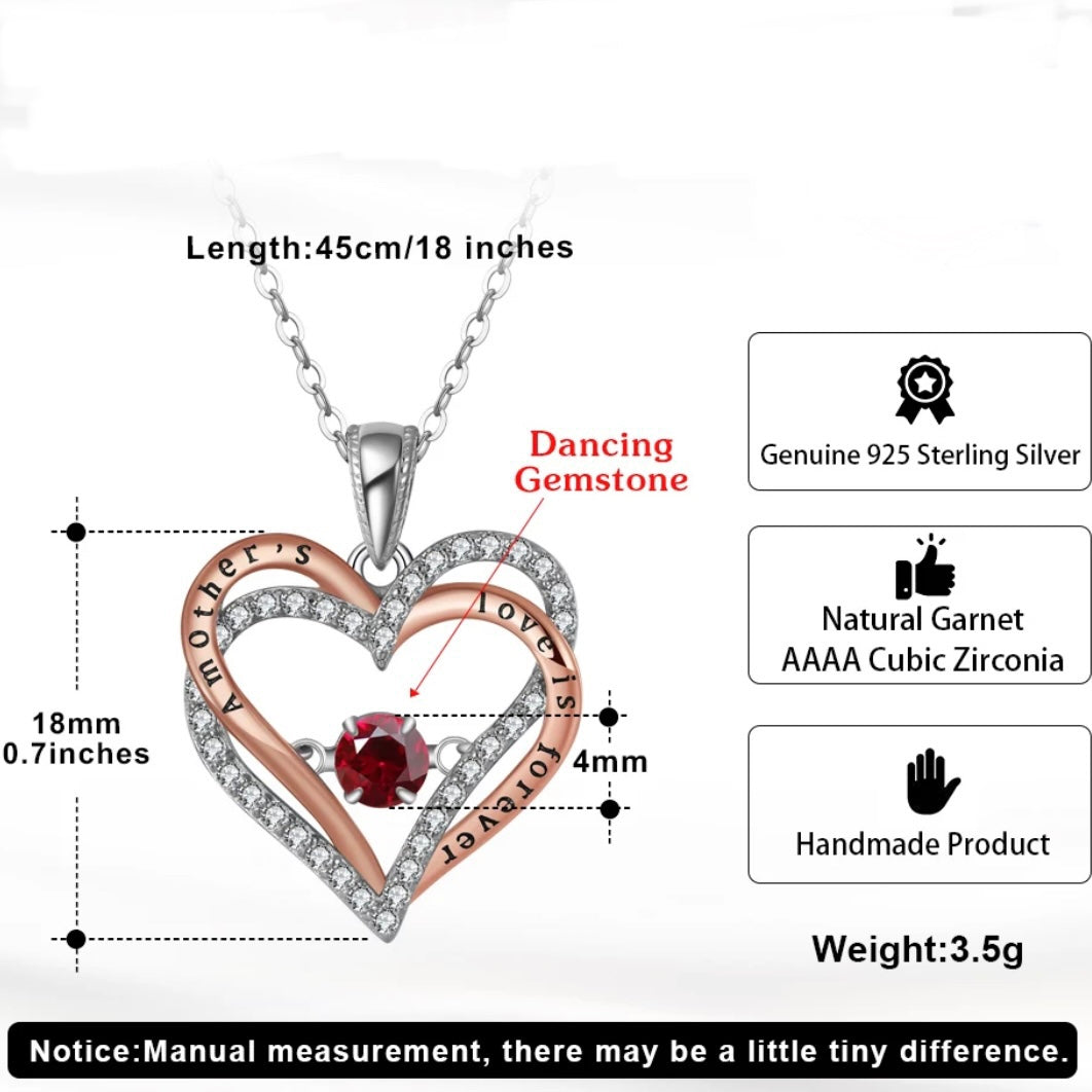 .925 Sterling Silver hearth pendant